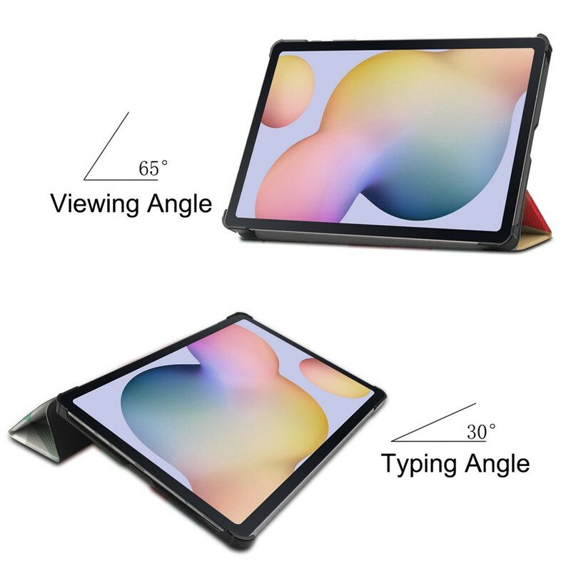 Custodia Samsung Galaxy Tab S8 / Tab S7 Portapenne In Mosaico