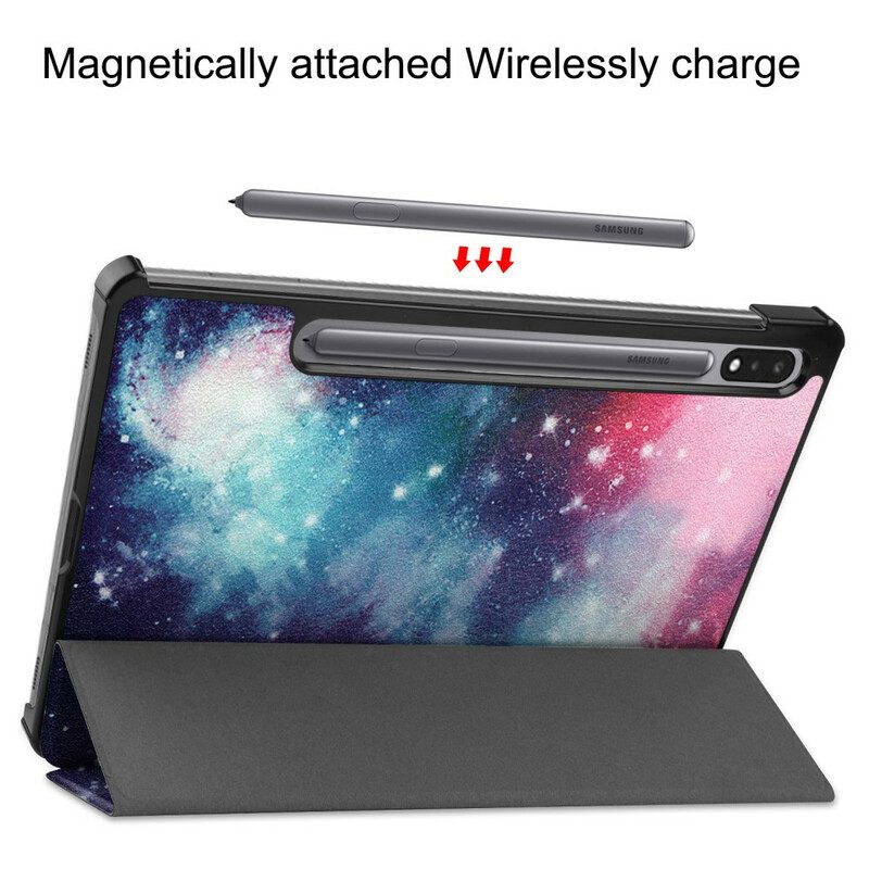 Custodia Samsung Galaxy Tab S8 / Tab S7 Portapenne Spaziale