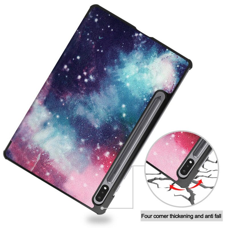 Custodia Samsung Galaxy Tab S8 / Tab S7 Portapenne Spaziale