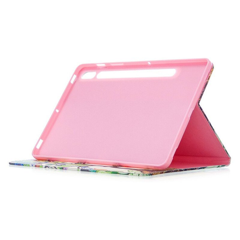 Folio Cover Samsung Galaxy Tab S8 / Tab S7 Albero Colorato