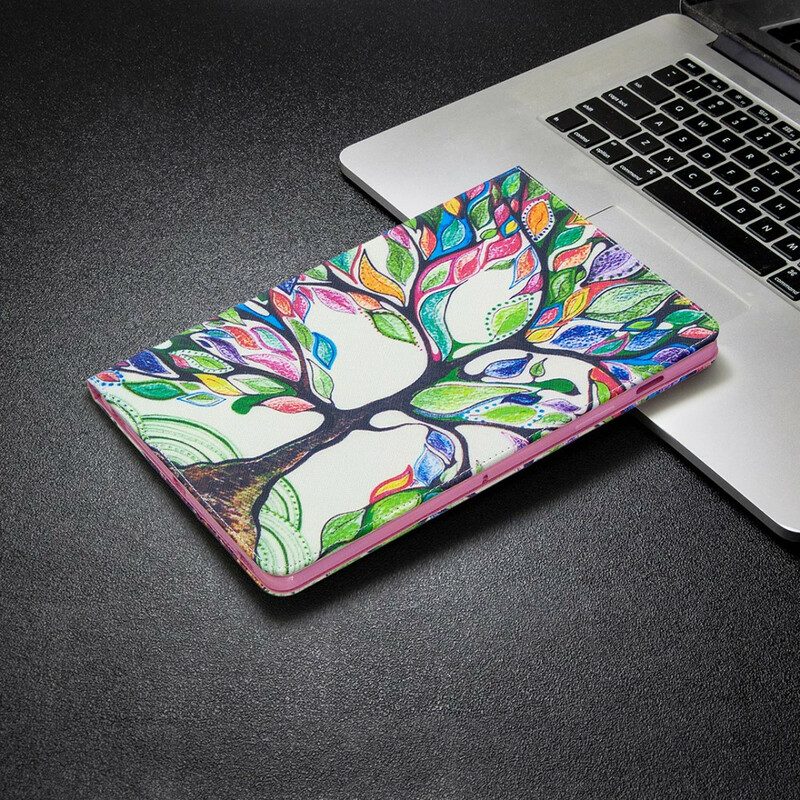 Folio Cover Samsung Galaxy Tab S8 / Tab S7 Albero Colorato