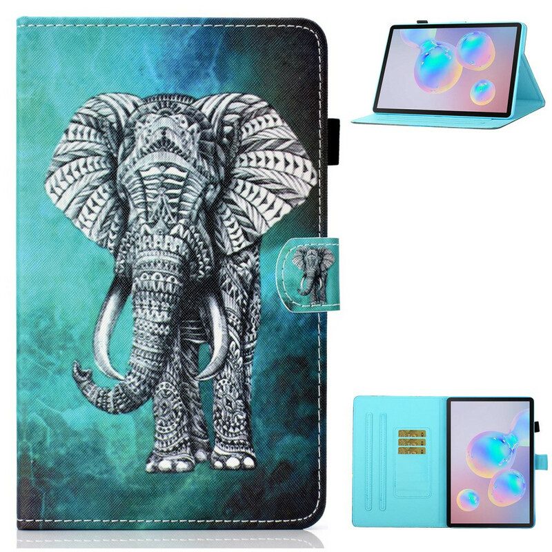 Folio Cover Samsung Galaxy Tab S8 / Tab S7 Elefante Tribale