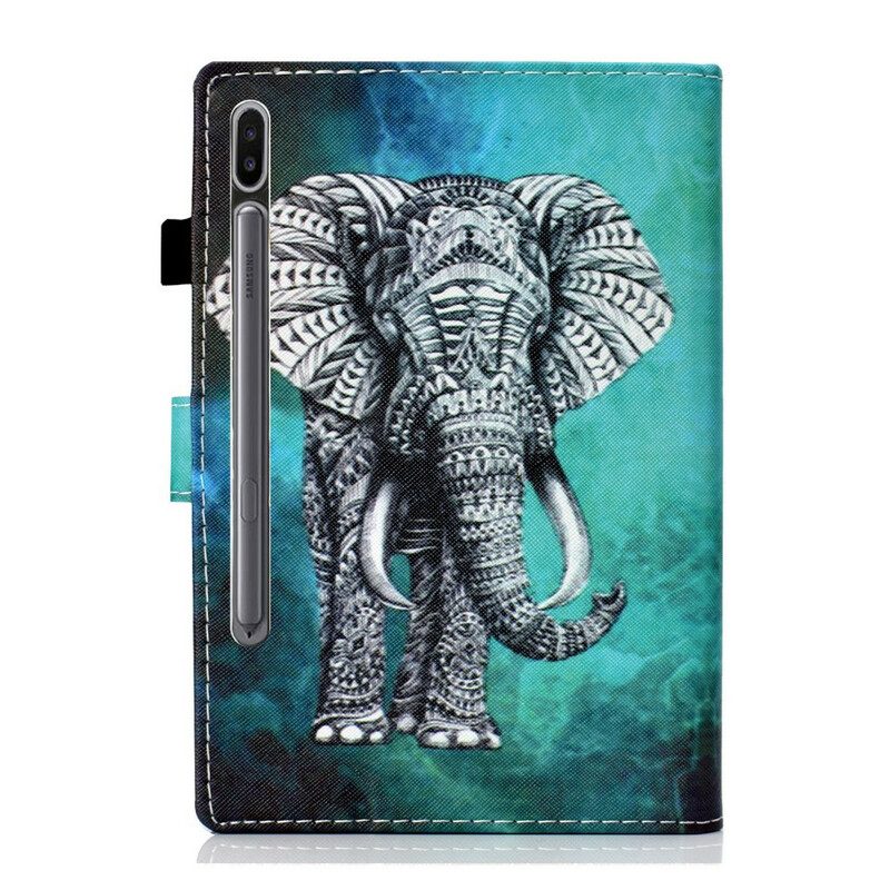 Folio Cover Samsung Galaxy Tab S8 / Tab S7 Elefante Tribale