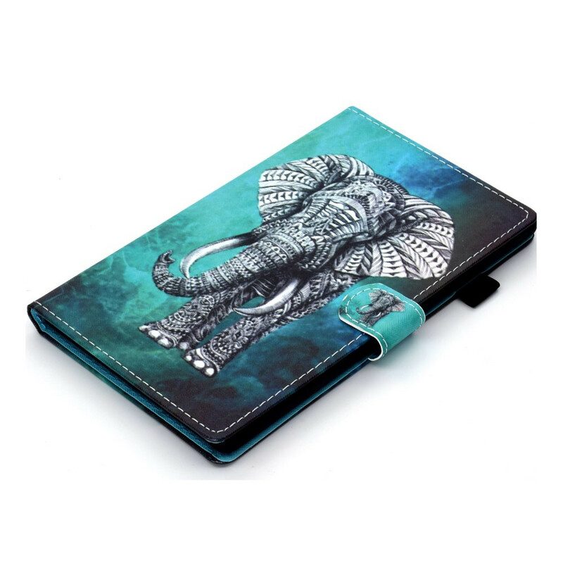 Folio Cover Samsung Galaxy Tab S8 / Tab S7 Elefante Tribale