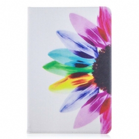 Folio Cover Samsung Galaxy Tab S8 / Tab S7 Fiore Dell'acquerello