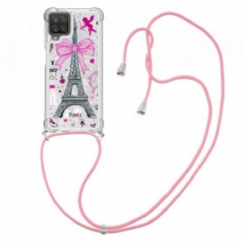 Cover Samsung Galaxy M12 / A12 Al Cordone Della Torre Eiffel