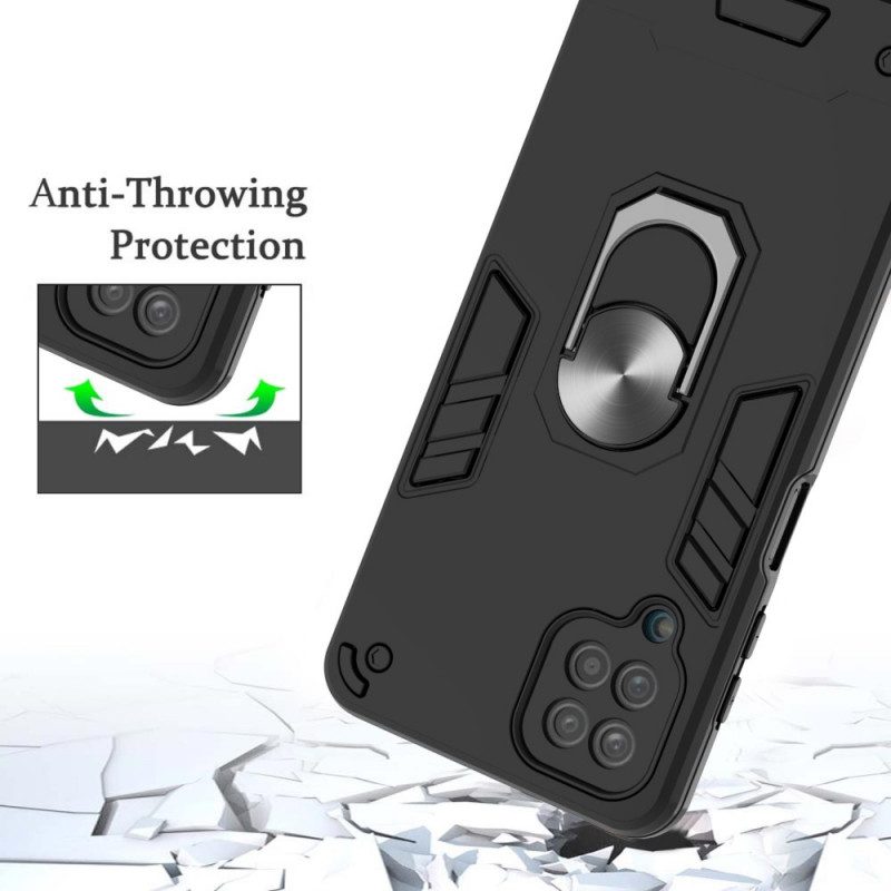 Cover Samsung Galaxy M12 / A12 Design Con Staffa Ad Anello