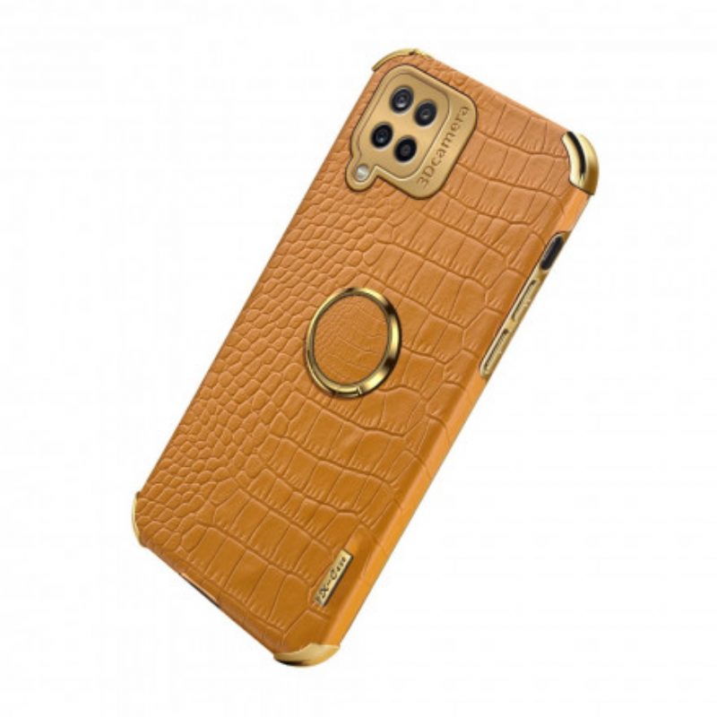 Cover Samsung Galaxy M12 / A12 Ecopelle Con Supporto Ad Anello