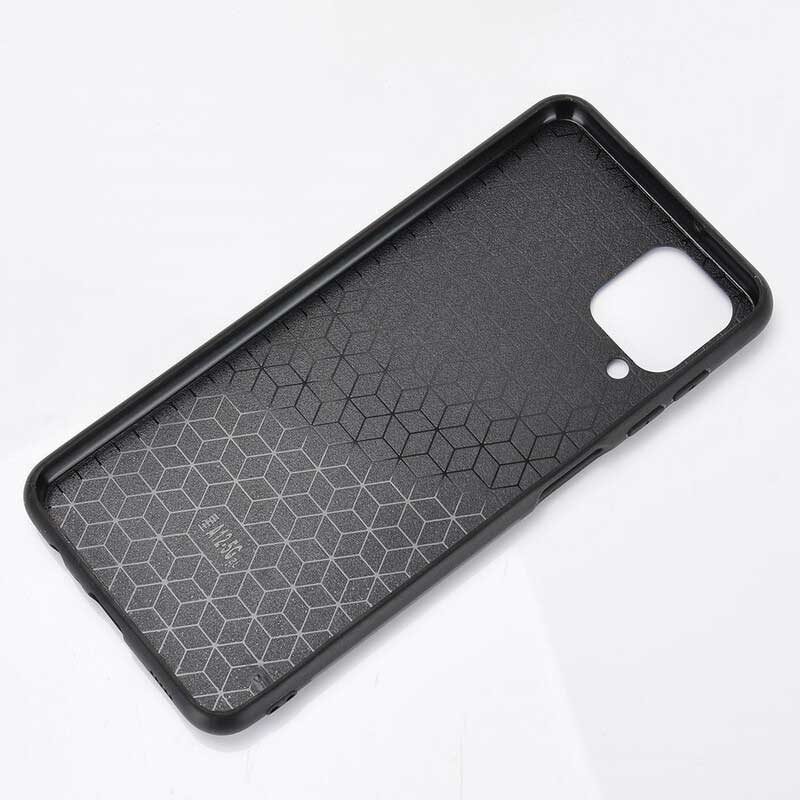 Cover Samsung Galaxy M12 / A12 Effetto Pelle Couture