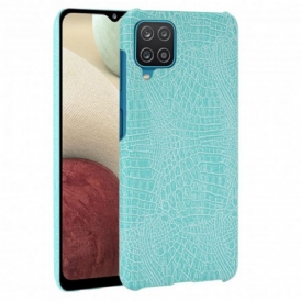 Cover Samsung Galaxy M12 / A12 Effetto Pelle Di Coccodrillo