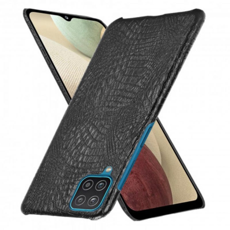 Cover Samsung Galaxy M12 / A12 Effetto Pelle Di Coccodrillo