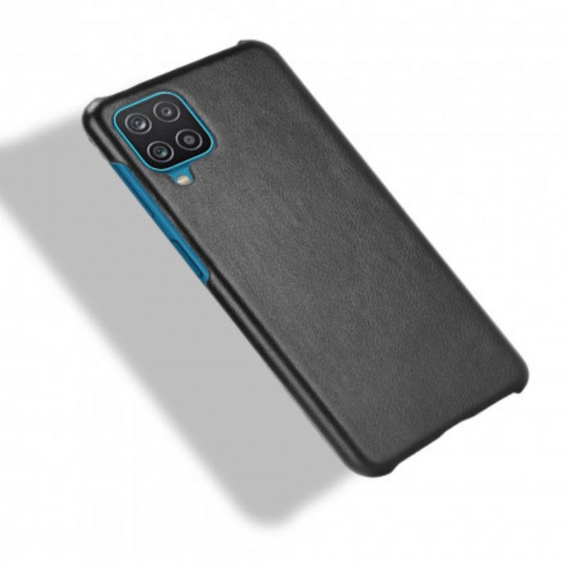 Cover Samsung Galaxy M12 / A12 Effetto Pelle Litchi