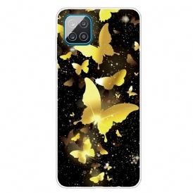 Cover Samsung Galaxy M12 / A12 Farfalle Reali