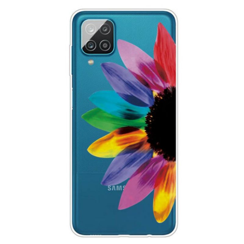Cover Samsung Galaxy M12 / A12 Fiore Colorato