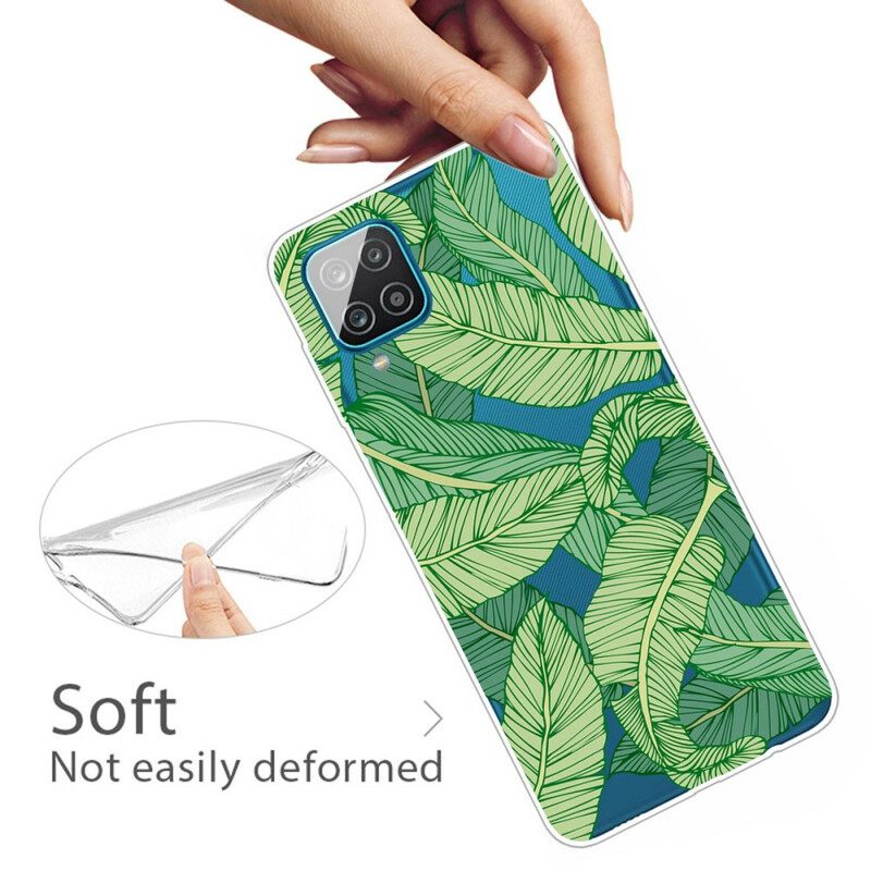 Cover Samsung Galaxy M12 / A12 Fogliame