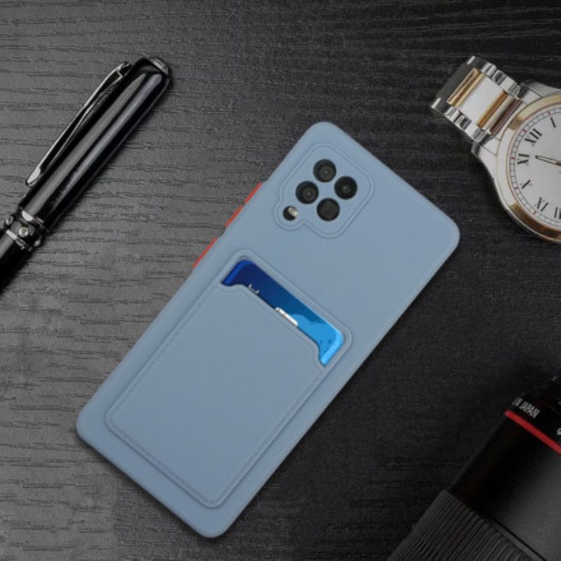Cover Samsung Galaxy M12 / A12 Portacarte In Silicone