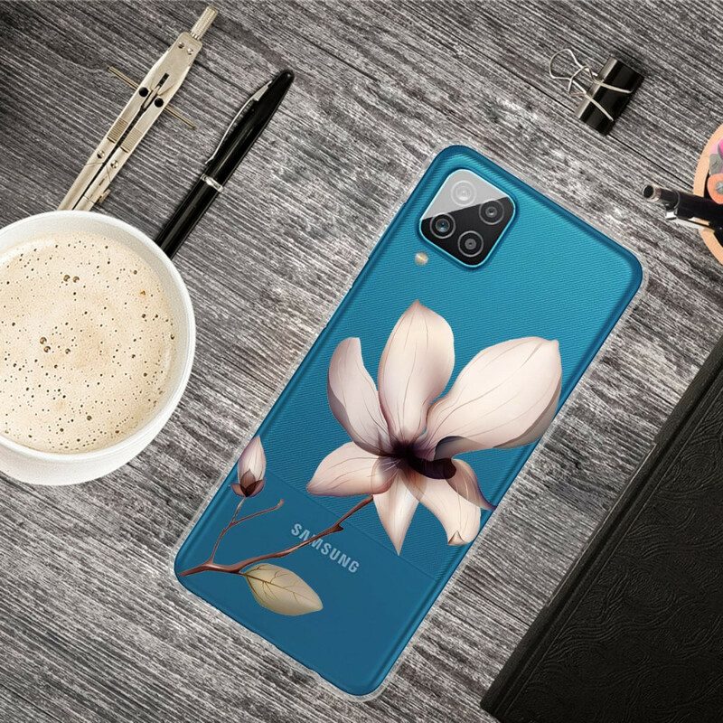Cover Samsung Galaxy M12 / A12 Premium Floreale