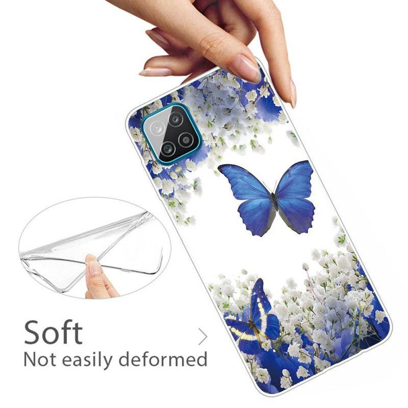 Cover Samsung Galaxy M12 / A12 Progettare Farfalle