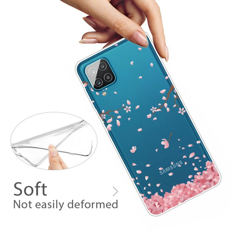 Cover Samsung Galaxy M12 / A12 Rami Fioriti