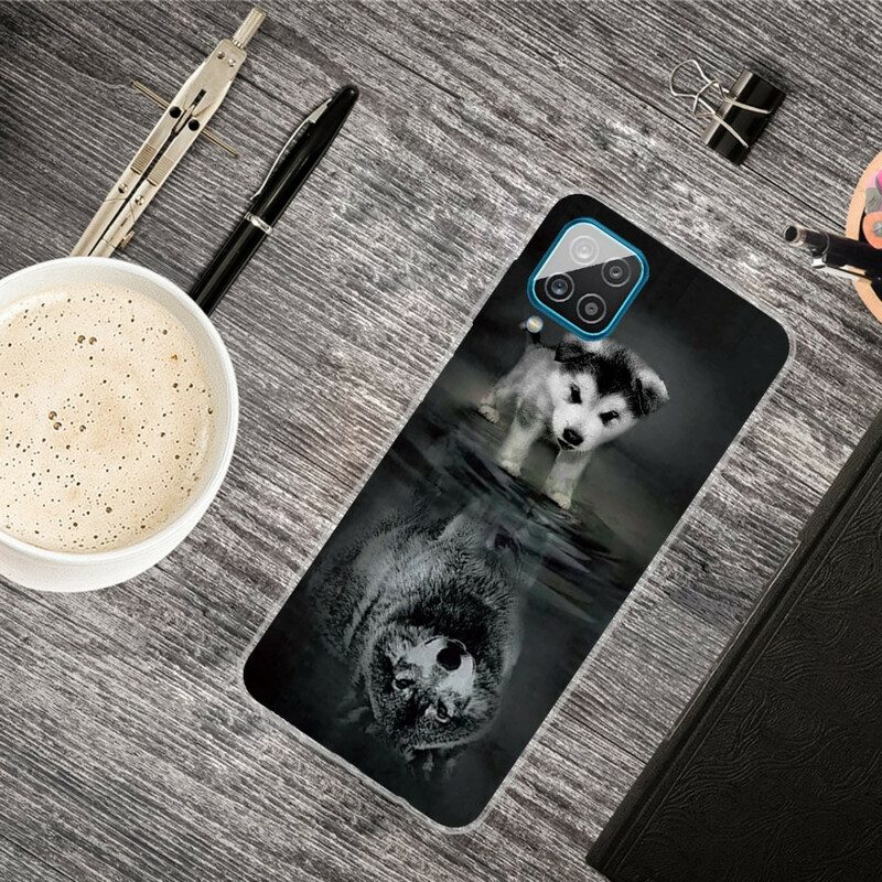 Cover Samsung Galaxy M12 / A12 Sogno Da Cucciolo