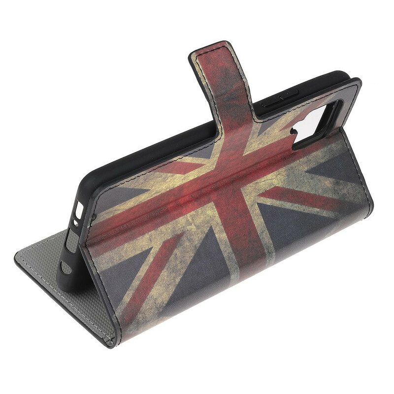 Custodia in pelle Samsung Galaxy M12 / A12 Bandiera Dell'inghilterra