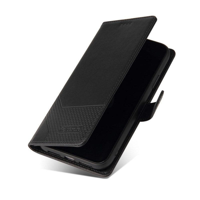Custodia in pelle Samsung Galaxy M12 / A12 Effetto Pelle Gq.utrobe