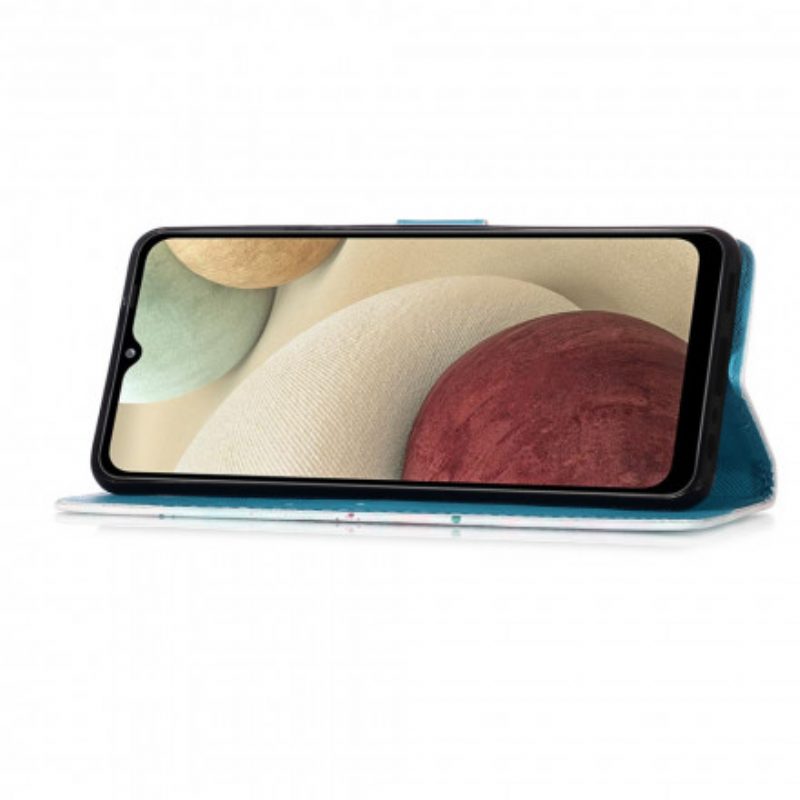 Custodia in pelle Samsung Galaxy M12 / A12 Signorina Gufo