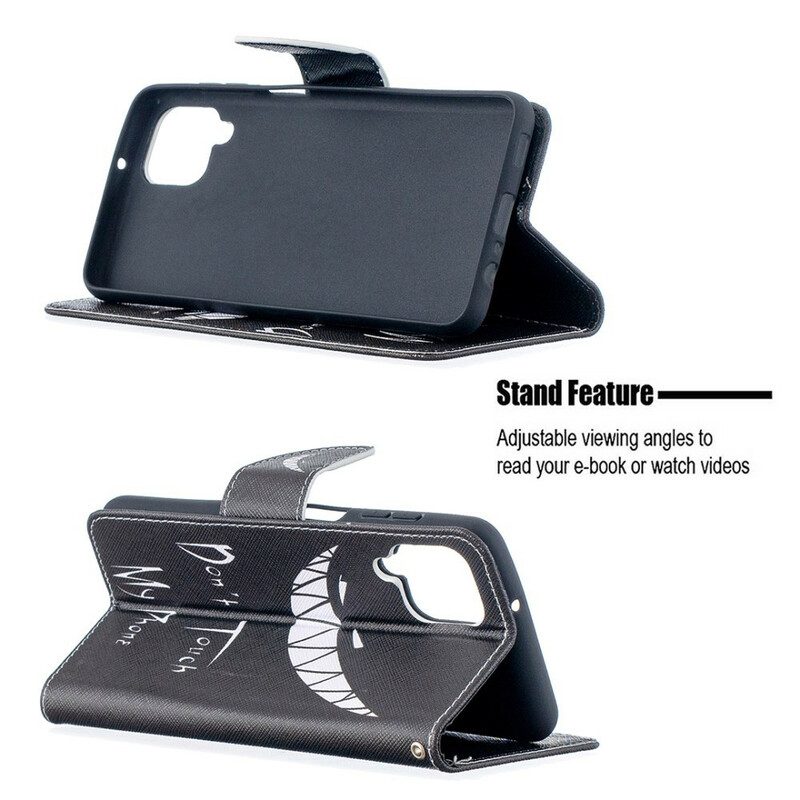 Custodia in pelle Samsung Galaxy M12 / A12 Telefono Del Diavolo