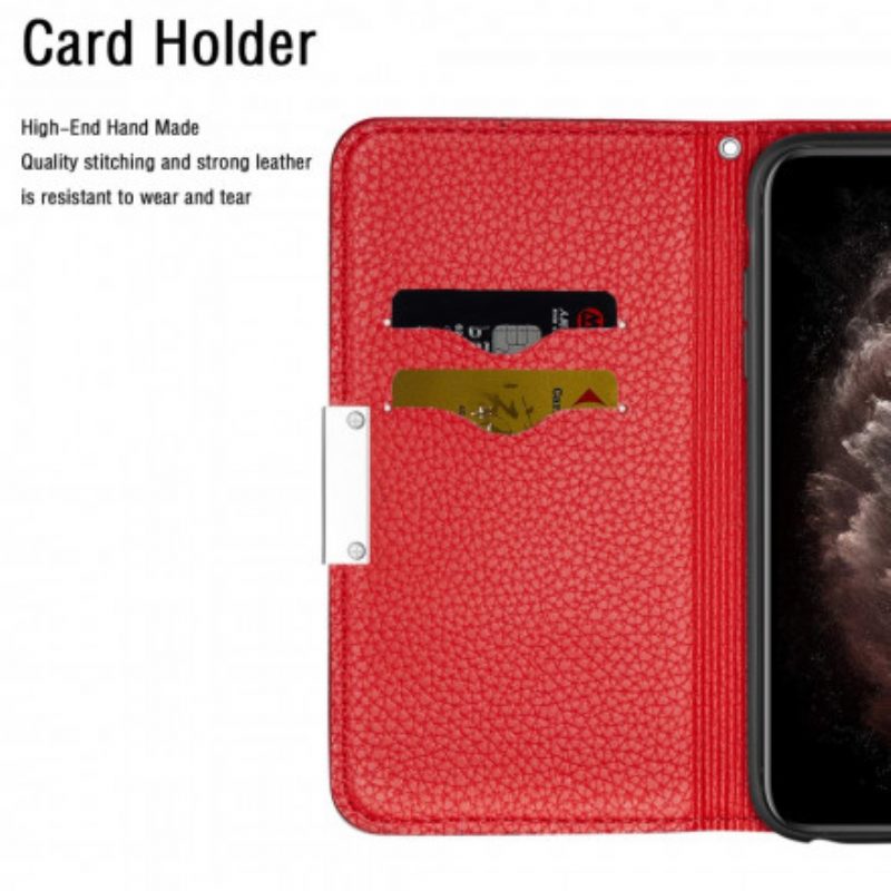 Folio Cover Samsung Galaxy M12 / A12 Custodia in pelle Ecopelle Litchi Ultra Chic
