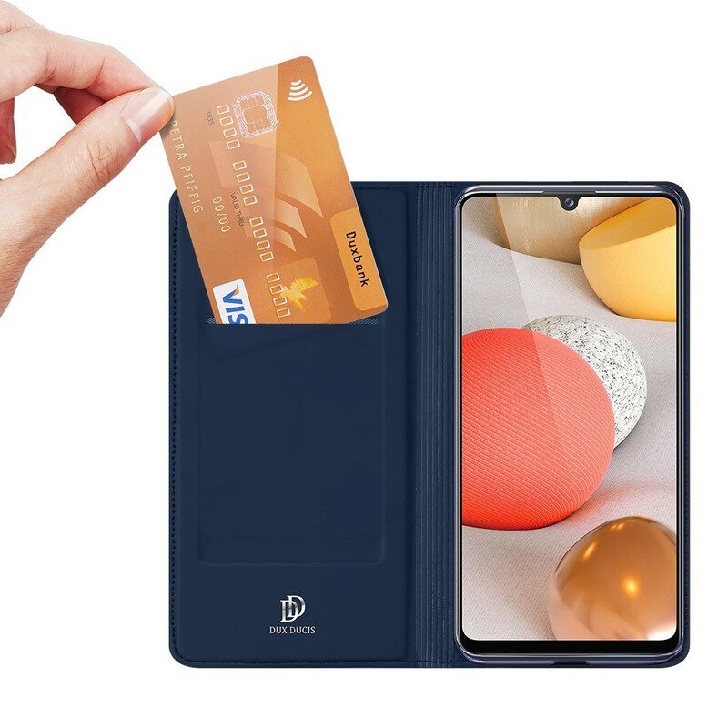 Folio Cover Samsung Galaxy M12 / A12 Custodia in pelle Pelle Pro Dux Ducis