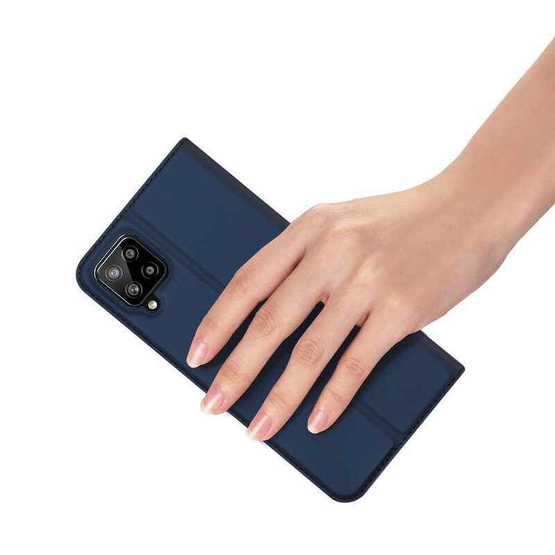 Folio Cover Samsung Galaxy M12 / A12 Custodia in pelle Pelle Pro Dux Ducis