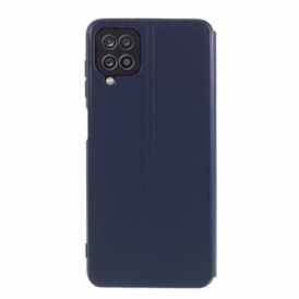 Folio Cover Samsung Galaxy M12 / A12 Custodia in pelle Serie Premium Livello X