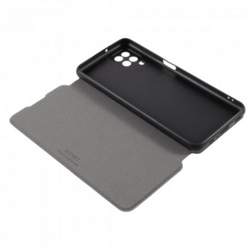 Folio Cover Samsung Galaxy M12 / A12 Custodia in pelle Serie Premium Livello X