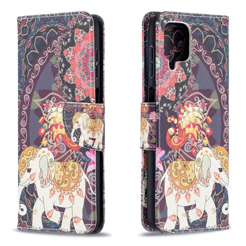 Folio Cover Samsung Galaxy M12 / A12 Elefante Indiano