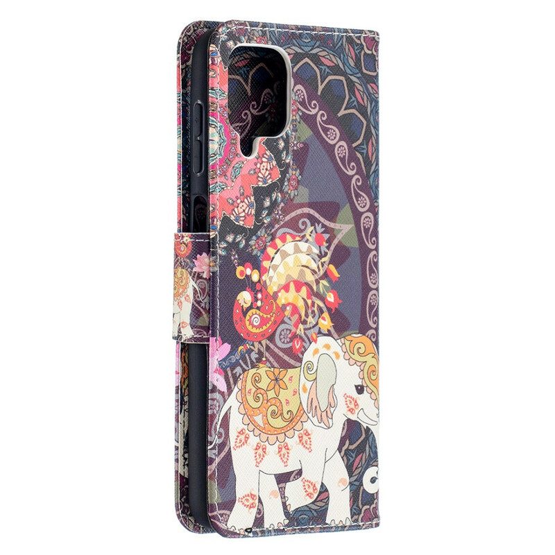 Folio Cover Samsung Galaxy M12 / A12 Elefante Indiano