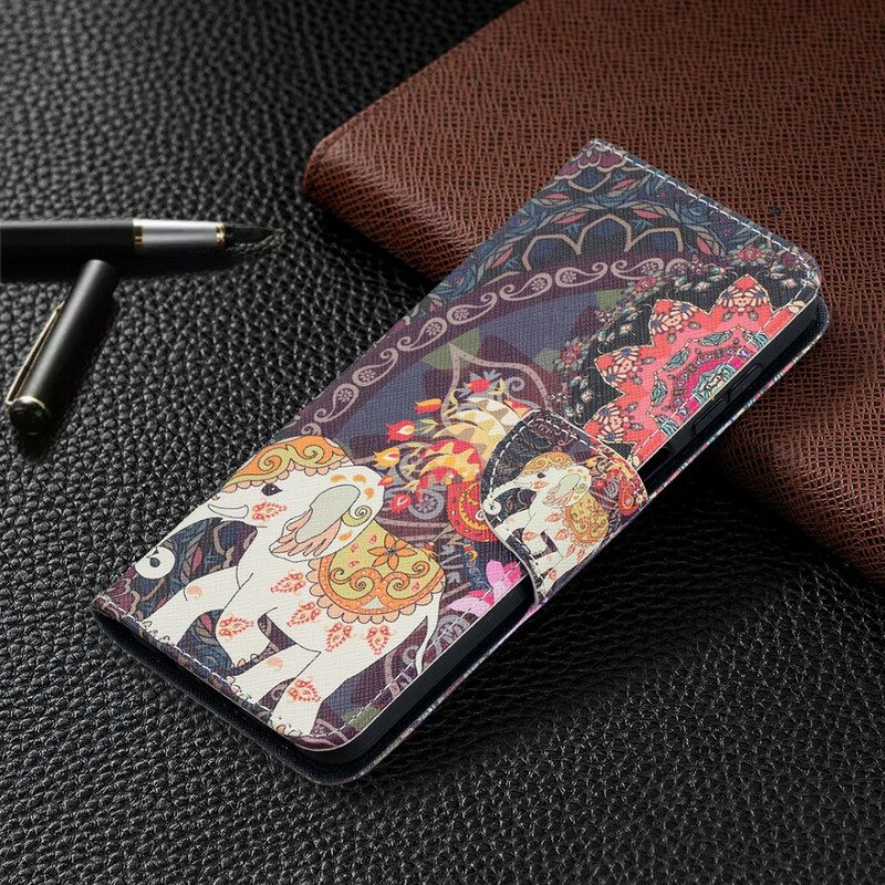 Folio Cover Samsung Galaxy M12 / A12 Elefante Indiano