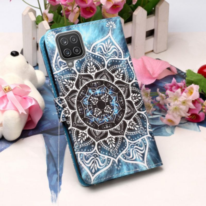 Folio Cover Samsung Galaxy M12 / A12 Mandala Nel Cielo
