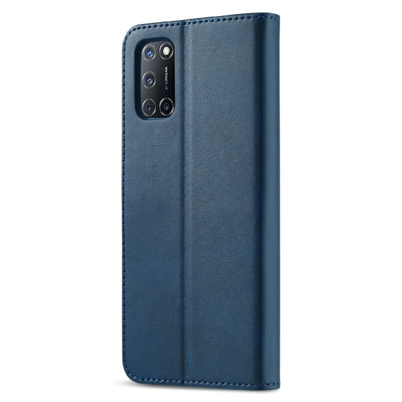 Custodia A Portafoglio Oppo Find X3 Lite Lc.imeeke Effetto Pelle