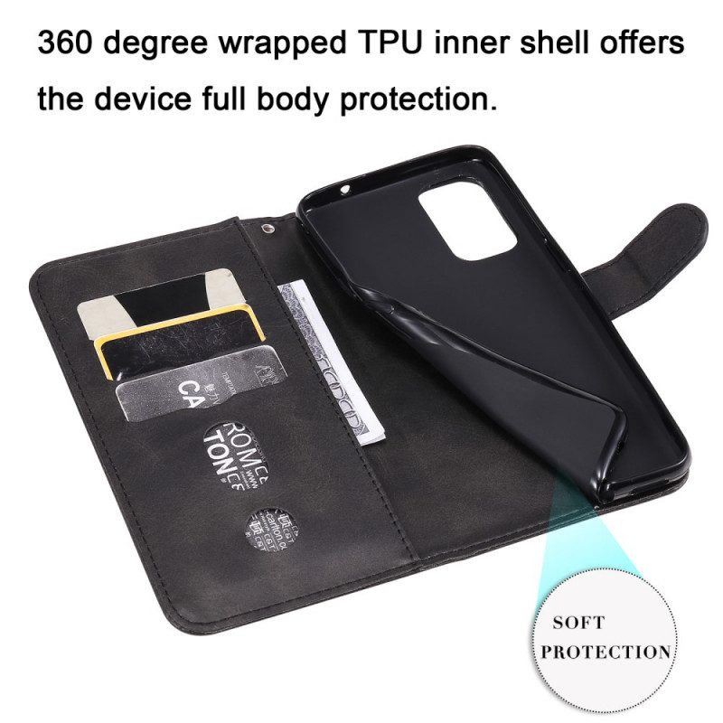 Custodia in pelle Oppo Find X3 Lite Portafoglio