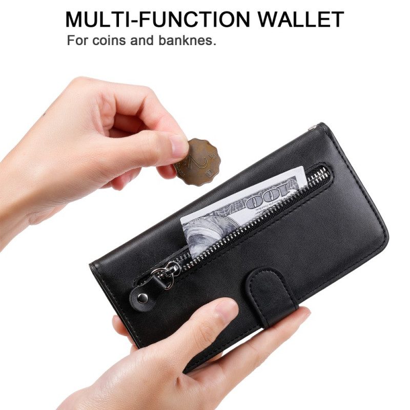Custodia in pelle Oppo Find X3 Lite Portafoglio