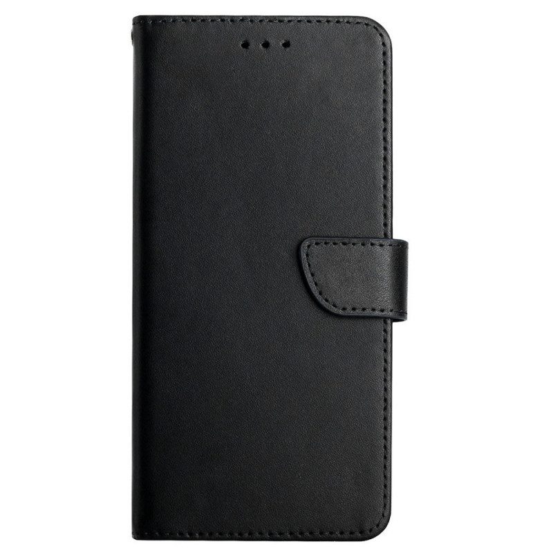 Custodia in pelle Oppo Find X3 Lite Vera Pelle Nappa