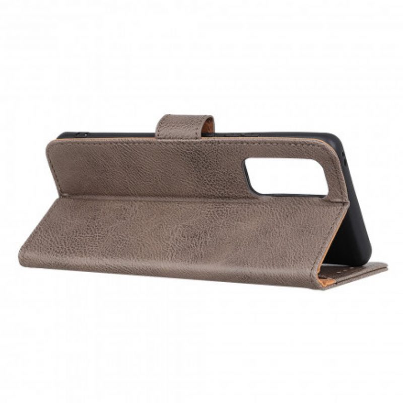 Folio Cover Oppo Find X3 Lite Similpelle Khazneh