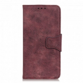 Custodia A Portafoglio Sony Xperia 5 III Crosta D'epoca In Pelle