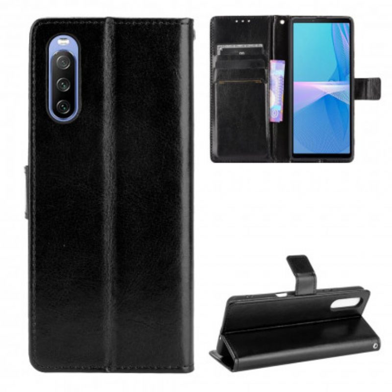 Custodia in pelle Sony Xperia 5 III Ecopelle Appariscente