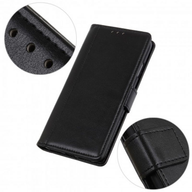 Custodia in pelle Sony Xperia 5 III Stile Classico In Pelle