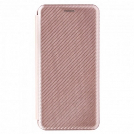 Folio Cover Sony Xperia 5 III Custodia in pelle Silicone Colorato Al Carbonio