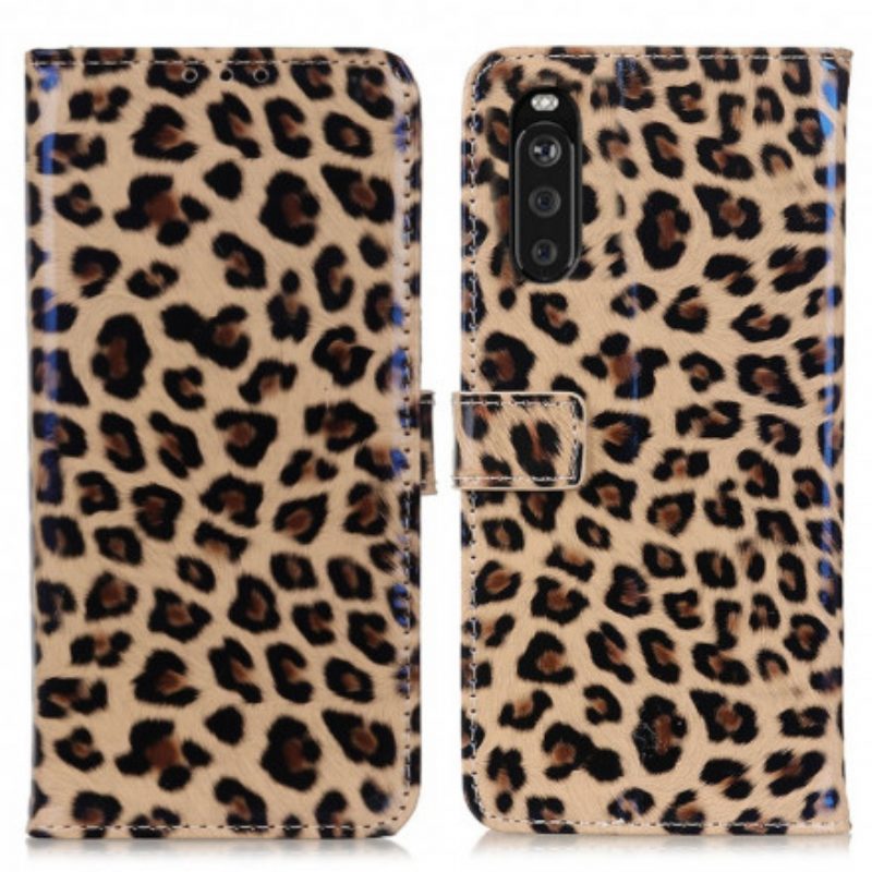 Folio Cover Sony Xperia 5 III Leopardo