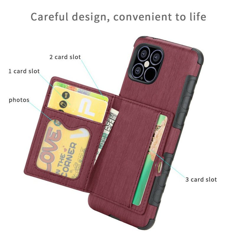 Cover iPhone 12 / 12 Pro Folio Cover Shouhushen Porta Carte Con Patta
