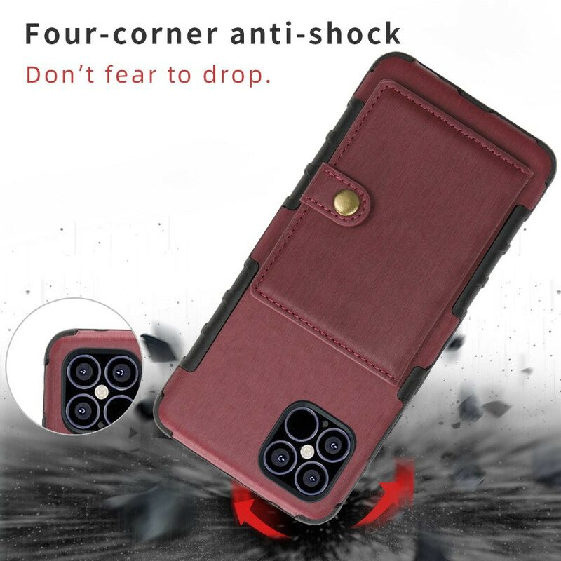 Cover iPhone 12 / 12 Pro Folio Cover Shouhushen Porta Carte Con Patta