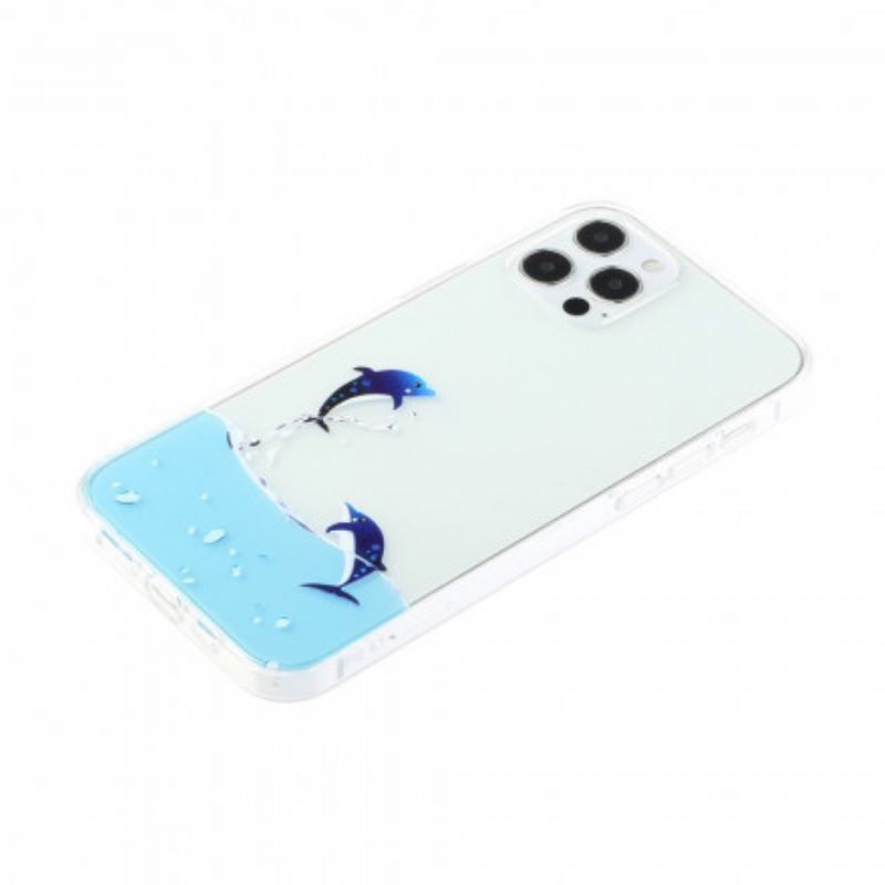 Cover iPhone 12 / 12 Pro Giochi Di Delfini
